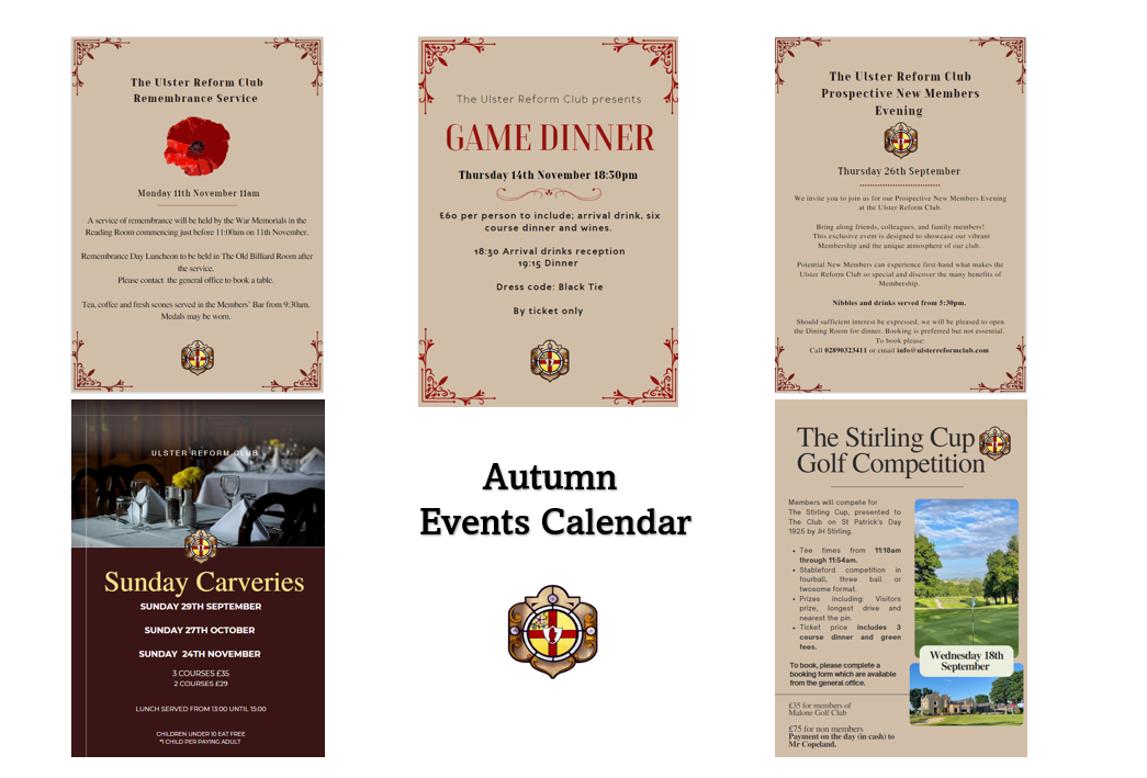 Autumn events